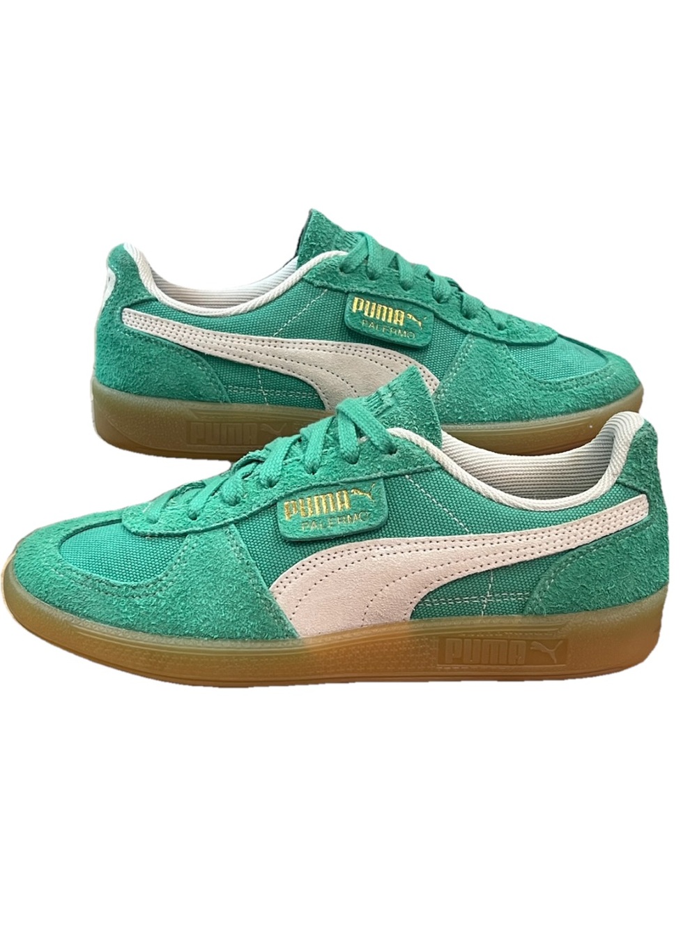 PUMA Women's Palermo Vintage Jade Frost/Ivory/Gum Sneakers Women’s Size 8.5
